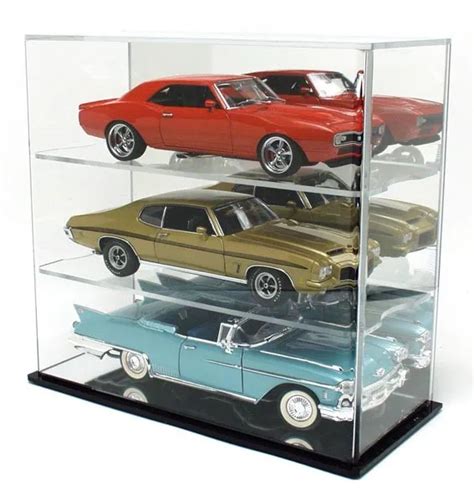 Wall Mounted 1:24 Scale Clear Plexiglass Acrylic Diecast Model Car Display Case - Buy Acrylic ...