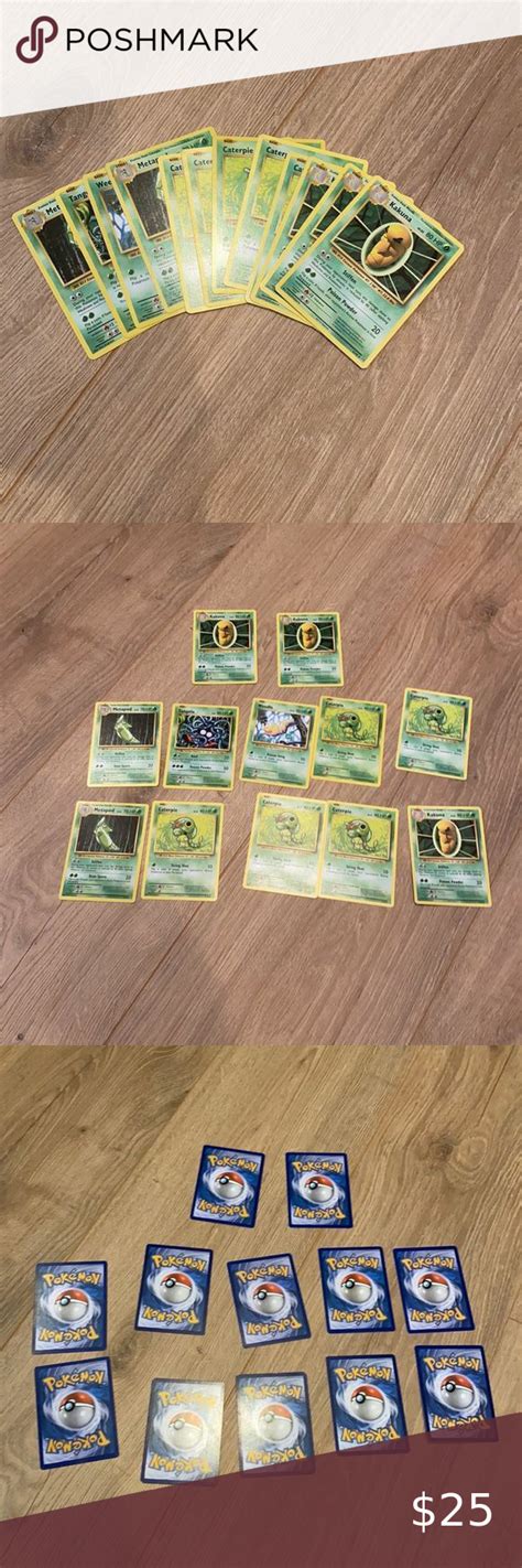 Pokémon grass type evolutions cards