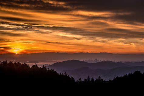 San Francisco Sunrise | Mt Tamalpais State Park | Fred Mertz Photography