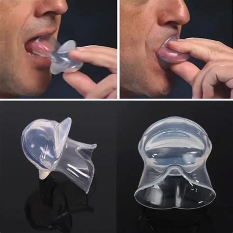 Health Care Silicone Anti Snoring Tongue Retaining Device Snore ...