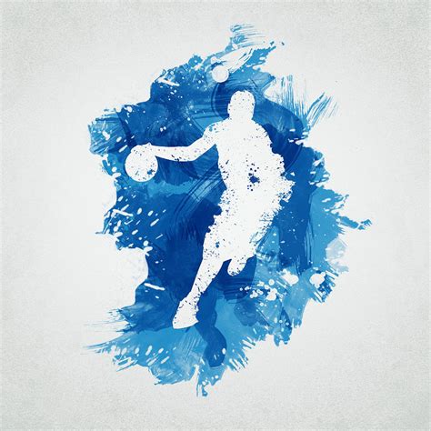 Basketball Player Digital Art by Aged Pixel