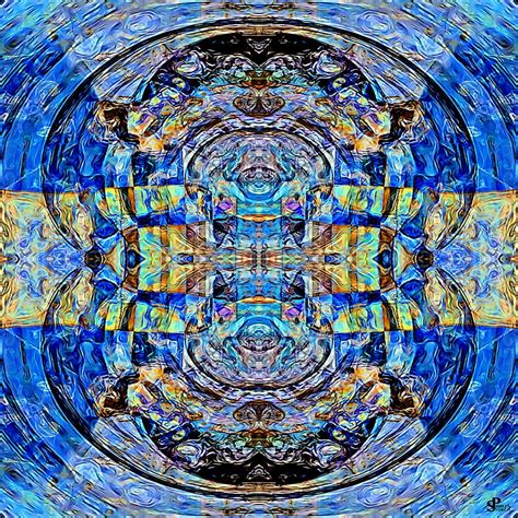 Akashic Records of Eight in Indigo Digital Art by Pamela Storch | Fine ...