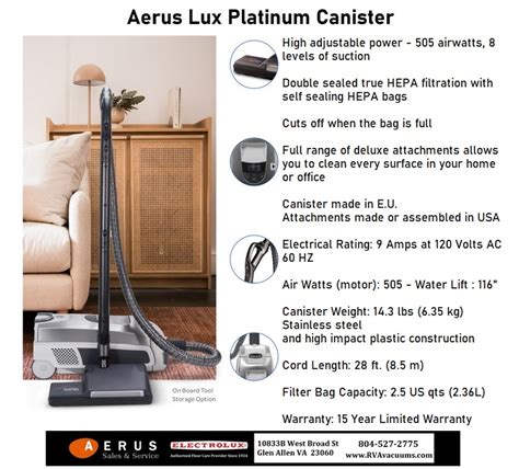 Aerus Electrolux Canister Vacuums