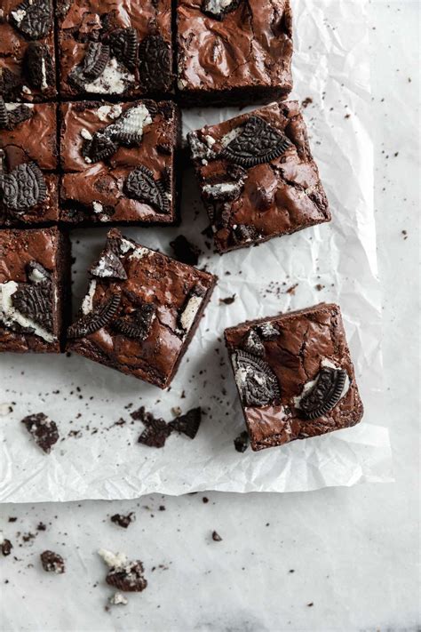 Fudgy Oreo Brownies - Broma Bakery