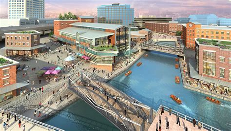 The new design for the Canalside building