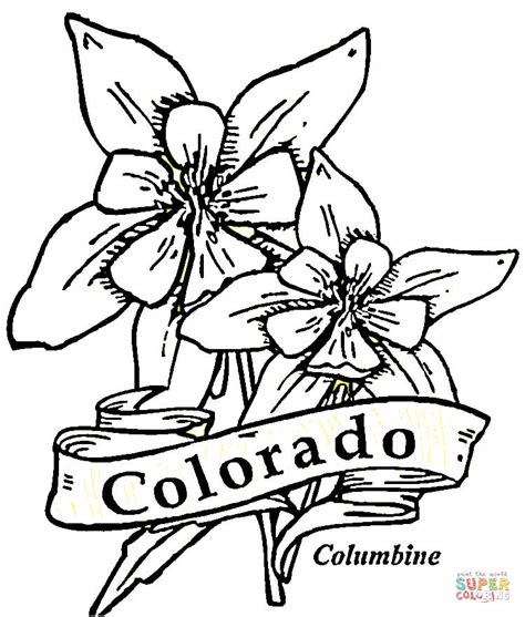 Colorado coloring page | Free Printable Coloring Pages