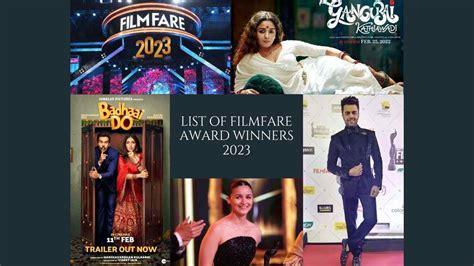 List of 68th Filmfare Awards 2023 winners