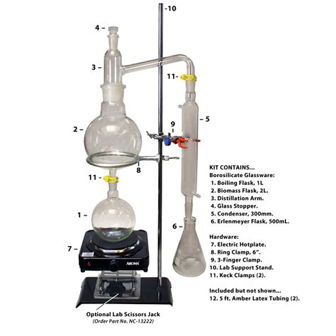 Free Ground Shipping - 2L Steam Distillation Apparatus