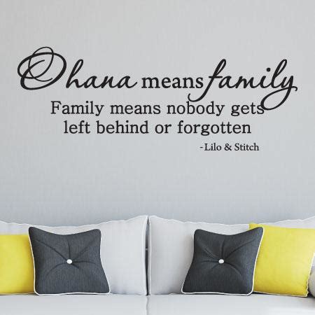 Ohana Means Family Wall Quotes™ Decal | WallQuotes.com