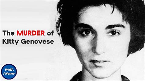 38 Witnesses Did Nothing? Bystander Effect and the Murder of Kitty Genovese | True Crime - YouTube