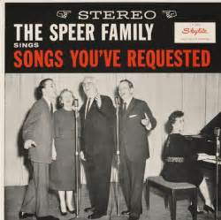 The Speer Family – Songs You've Requested (1958, Vinyl) - Discogs