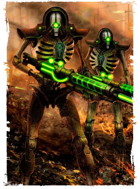 Necron Deathmarks are the highly-skilled snipers and assassins of the Necron forces, appearing ...