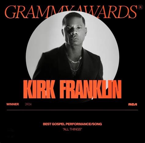 Music News | Kirk Franklin celebrates winning night-GRAMMY Awards live ...