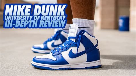 COPPED KENTUCKY NIKE DUNK HIGH! ON-FOOT REVIEW! - YouTube