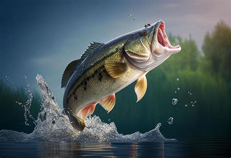 Big fish jumping in water, 22254583 Stock Photo at Vecteezy