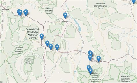 MAP: Montana Highway Patrol Busy With Accidents on Monday