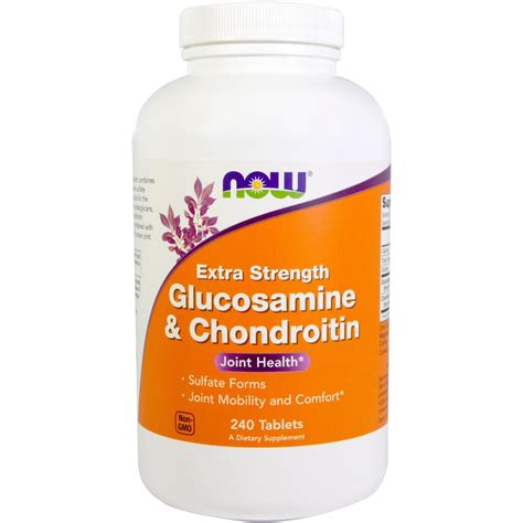 Now Foods, Glucosamine & Chondroitin, Extra Strength, 240 Tablets | By iHerb