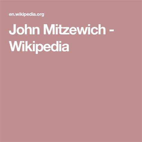 John Mitzewich - Wikipedia | John, My favorite food, Food wishes