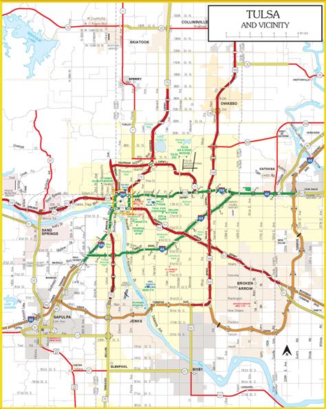 Current Oklahoma State Highway Map Inside Oklahoma State Map Printable ...