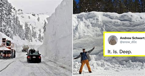 25 Unreal Pictures Of The 15-Foot Record Snowfall In California Right Now