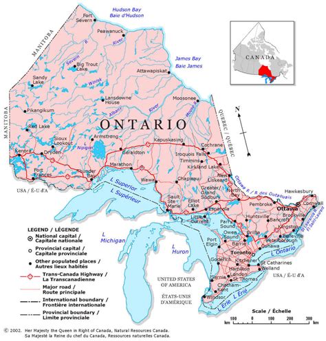 Ontario Fishing Map