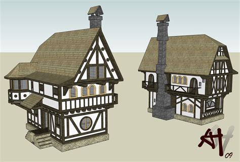 Medieval Town House 02 GSU by DeathFromAbove86 on DeviantArt | Medieval ...