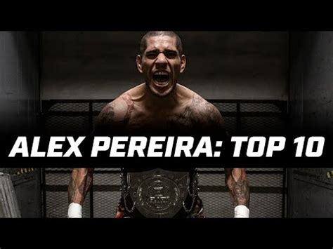 10 Best Knockouts from Alex Pereira in Kickboxing