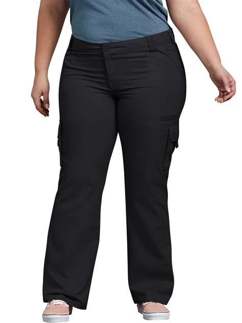 Dickies - Women's Plus Size Relaxed Fit Cargo Pants - Walmart.com ...