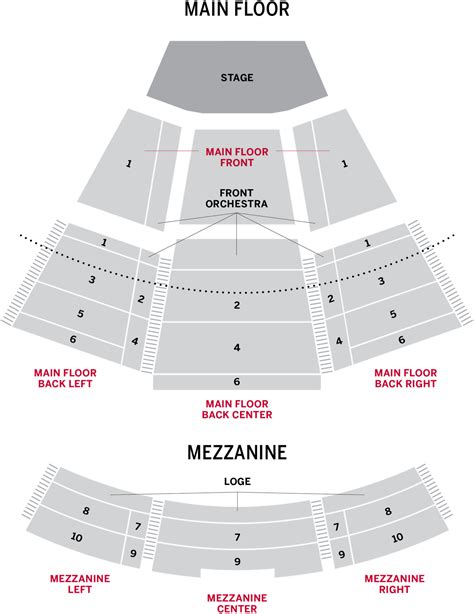 Seat Map | Santa Fe Opera