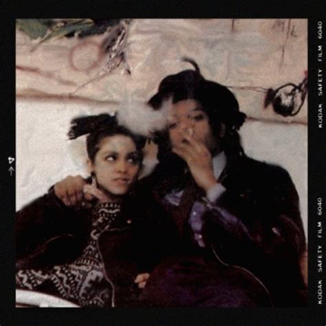 Basquiat rare photo with Madonna