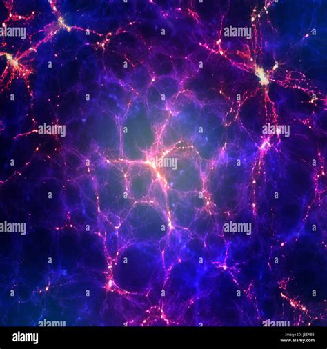 An impression of the large-scale structure of the universe, showing ...