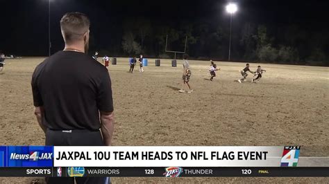 Jacksonville Police Athletic League 10U team preps for NFL Flag Championship in Las Vegas - YouTube