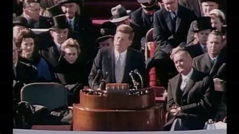 President John F Kennedy's Inaugural Address January 20, 1961 - YouTube