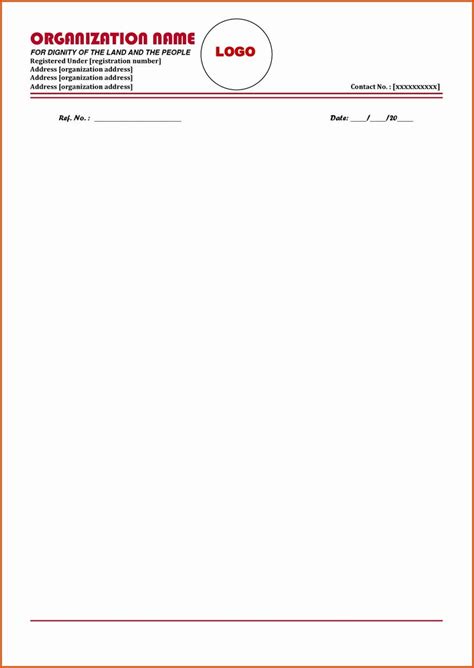 The excellent 020 Free Letterhead Templates Microsoft Word New Template Throughout Free Let ...