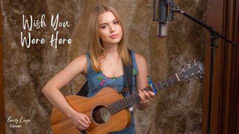 Wish You Were Here - Pink Floyd (Acoustic cover by Emily Linge) - YouTube