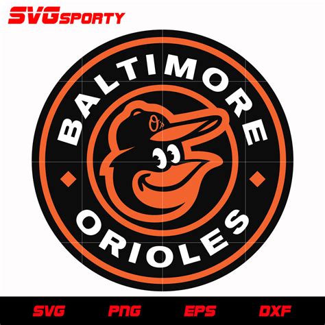 Baltimore Orioles Circle Logo svg, mlb svg, eps, dxf, png, digital fil ...