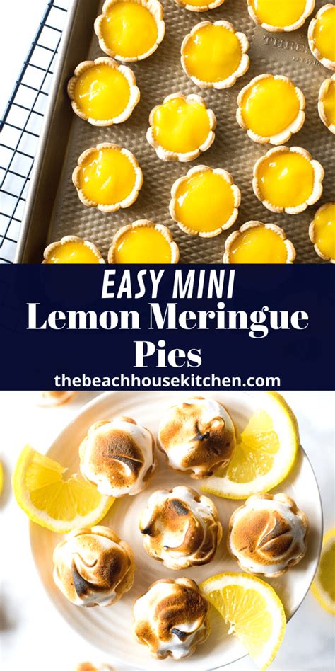 Mini Lemon Meringue Pies - The Beach House Kitchen