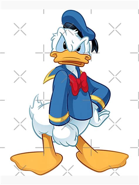 Póster for Sale con la obra «Mis personas favoritas Divertido Pato Donald enojado» de ...