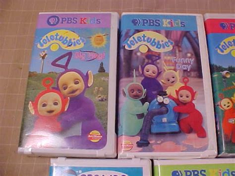 Lot of 5 Teletubbies VHS video PBS Kids (SOLD)