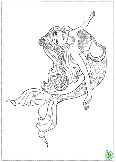 Barbie in a Mermaid Tale coloring page- DinoKids.org