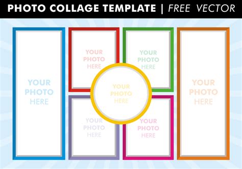 Photo Collage Templates Vector - Download Free Vector Art, Stock ...