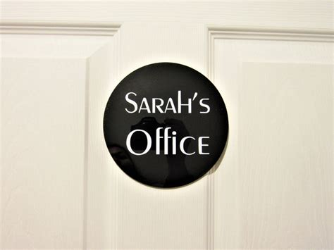 Custom Home Office Door Sign Decor Gifts Acrylic Sign, Custom Office ...