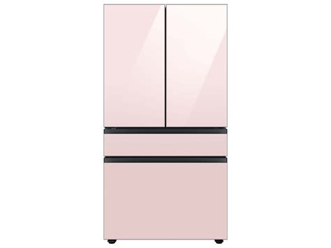 Bespoke 4-Door French Door Refrigerator (23 With Beverage Center™ In Morning Blue Glass Top ...