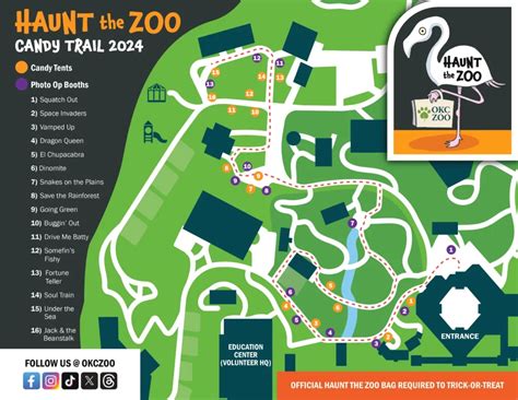 Oklahoma City Zoo Map and Brochure (2018 - 2024) | ThemeParkBrochures.net