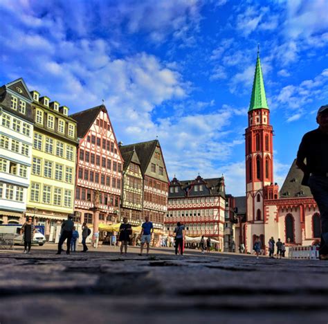 Colorful buildings in Romerberg Town Square Old Town Frankfurt Germany 2 - 2TravelDads