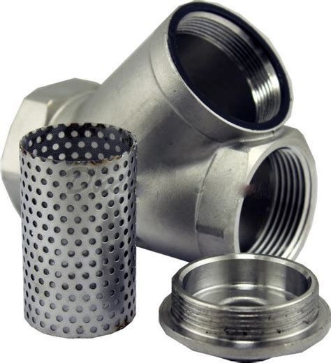 1/4" to 2" Stainless Steel Y Strainer Single Flow Direction