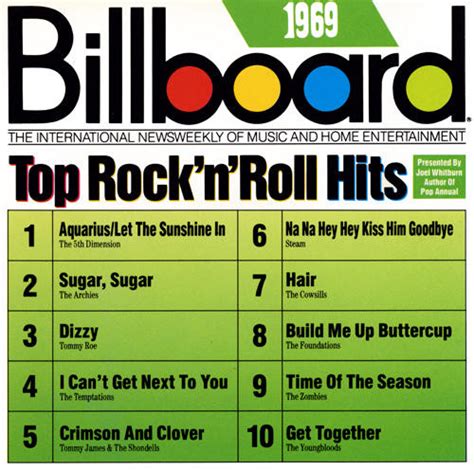 Billboard Top Rock'N'Roll Hits - 1969 (1989, Vinyl) | Discogs