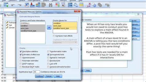 mixed ANOVA in SPSS - YouTube