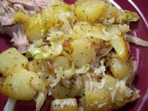 Fried Potatoes and Cabbage Recipe and Nutrition - Eat This Much