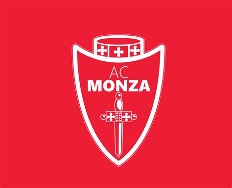 AC Monza Club Symbol Logo Serie A Football Calcio Italy Abstract Design ...